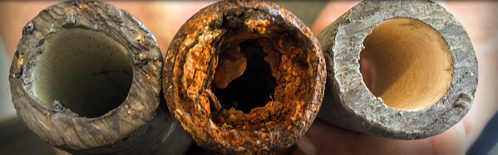 Lead Corroded Pipe