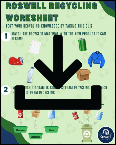 Roswell Recycling Worksheet