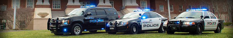 Roswell Police Vehicles