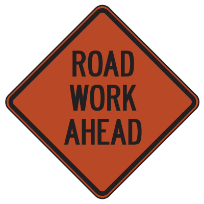 Road Work Sign